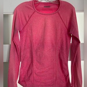Athleta Long-Sleeve Performance Tee - Hot Pink